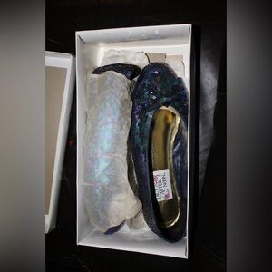 Lacy Afternoon Shiny Flats